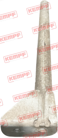 30162 Kempf Halter f. Kotflügel 550 lg. mit Winkelhalter